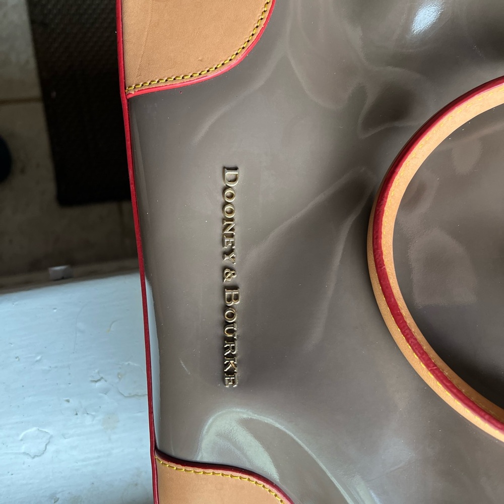Dooney & Bourke Patent Claremont Dover Tote - Picture 8 of 13